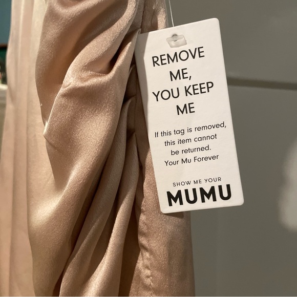 Show Me Your Mumu Champagne Jodie Dress Sz S - $198 MSRP NWT - Picture 2 of 2